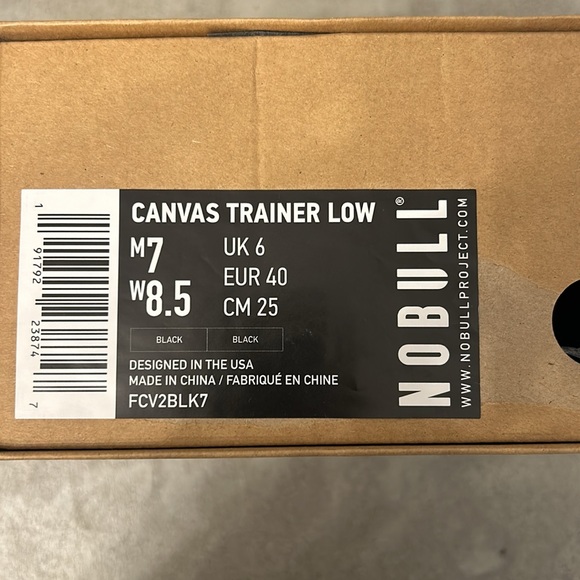 NoBull Canvas Trainers Low - Picture 7 of 7